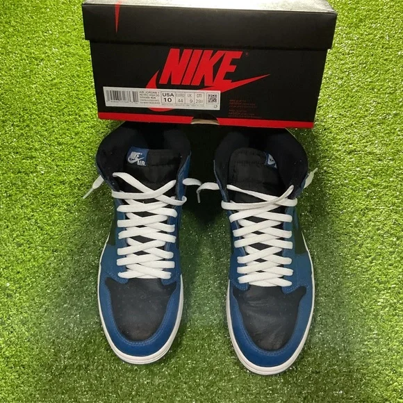 Jordan 1 Retro High OG 2022 Dark Marina Blue - Picture 8 of 10